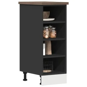 Armario inferior de cocina contrachapada negro 30x44,5x81,5cm von , Küchenschränke - Ref: Foro24-854194, Preis: 58,54 €, Raba...