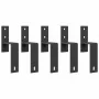 Kit de herrajes para puertas correderas acero negro 200 cm by , Door items - Ref: Foro24-3295722, Price: 132,85 €, Discount: %