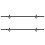 Kit de herrajes para puertas correderas acero negro 213,5 cm von , Türartikel - Ref: Foro24-3295736, Preis: 162,72 €, Rabatt: %