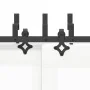 Kit de herrajes para puertas correderas acero negro 213,5 cm von , Türartikel - Ref: Foro24-3295736, Preis: 162,72 €, Rabatt: %