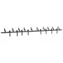 Kit de herrajes para puertas correderas acero negro 366 cm by , Door items - Ref: Foro24-3295741, Price: 231,62 €, Discount: %