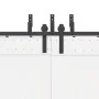 Kit de herrajes para puertas correderas acero negro 366 cm by , Door items - Ref: Foro24-3295741, Price: 231,62 €, Discount: %