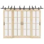 Kit de herrajes para puertas correderas acero negro 305 cm von , Türartikel - Ref: Foro24-3295755, Preis: 260,72 €, Rabatt: %