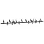 Kit de herrajes para puertas correderas acero negro 305 cm von , Türartikel - Ref: Foro24-3295755, Preis: 260,72 €, Rabatt: %