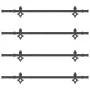 Kit de herrajes para puertas correderas acero negro 305 cm von , Türartikel - Ref: Foro24-3295755, Preis: 260,72 €, Rabatt: %