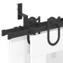 Kit de herrajes para puertas correderas acero negro 366 cm by , Door items - Ref: Foro24-3295757, Price: 197,12 €, Discount: %