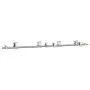 Kit de herrajes para puerta corredera 200 cm acero plateado de , Artículos para puertas - Ref: Foro24-3295760, Precio: 222,39...