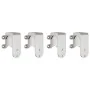 Kit de herrajes para puerta corredera 200 cm acero plateado de , Artículos para puertas - Ref: Foro24-3295760, Precio: 222,39...