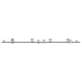 Kit de herrajes para puerta corredera 200 cm acero plateado de , Artículos para puertas - Ref: Foro24-3295760, Precio: 222,39...