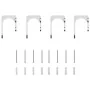 Kit de herrajes para puerta corredera 200 cm acero plateado de , Artículos para puertas - Ref: Foro24-3295760, Precio: 222,39...