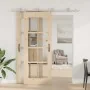 Kit de herrajes para puerta corredera 200 cm acero plateado by , Door items - Ref: Foro24-3295762, Price: 256,34 €, Discount: %