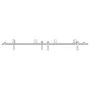 Kit de herrajes para puerta corredera 200 cm acero plateado by , Door items - Ref: Foro24-3295762, Price: 256,34 €, Discount: %
