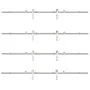 Kit de herrajes para puerta corredera 366 cm acero plateado de , Artículos para puertas - Ref: Foro24-3295769, Precio: 528,95...