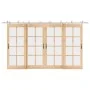 Kit de herrajes para puerta corredera 400 cm acero plateado by , Door items - Ref: Foro24-3295774, Price: 449,10 €, Discount: %