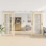 Kit de herrajes para puerta corredera 400 cm acero plateado by , Door items - Ref: Foro24-3295774, Price: 449,10 €, Discount: %