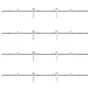 Kit de herrajes para puerta corredera 400 cm acero plateado by , Door items - Ref: Foro24-3295774, Price: 449,10 €, Discount: %