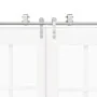 Kit de herrajes para puerta corredera 400 cm acero plateado by , Door items - Ref: Foro24-3295774, Price: 449,10 €, Discount: %