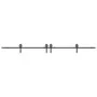 Kit de herrajes para puertas correderas acero negro 366 cm by , Door items - Ref: Foro24-3295797, Price: 95,88 €, Discount: %