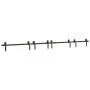 Kit de herrajes para puertas correderas acero negro 366 cm by , Door items - Ref: Foro24-3295795, Price: 157,70 €, Discount: %