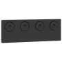 Kit de herrajes para puertas correderas acero negro 366 cm by , Door items - Ref: Foro24-3295795, Price: 157,70 €, Discount: %