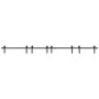Kit de herrajes para puertas correderas acero negro 366 cm by , Door items - Ref: Foro24-3295795, Price: 157,70 €, Discount: %