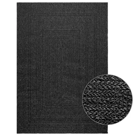 Alfombra ZIZUR apariencia yute interior exterior antracita de , Alfombras - Ref: Foro24-4010335, Precio: 82,12 €, Descuento: %