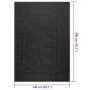 Alfombra ZIZUR apariencia yute interior exterior antracita de , Alfombras - Ref: Foro24-4010335, Precio: 82,12 €, Descuento: %