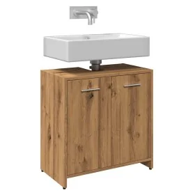 Mueble de lavabo de baño madera roble artisan 60x33x60 cm de , Muebles de baño - Ref: Foro24-856040, Precio: 50,90 €, Descuen...