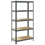 Estante de almacenaje 5 niveles acero y contrachapada antracita by , Industrial shelving - Ref: Foro24-4016962, Price: 65,39 ...
