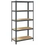 Estante de almacenaje 5 niveles acero y contrachapada antracita by , Industrial shelving - Ref: Foro24-4016962, Price: 65,39 ...