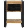 Mesitas de noche 2 piezas madera maciza rugosa mango de , Mesitas de noche - Ref: Foro24-4013568, Precio: 194,85 €, Descuento: %