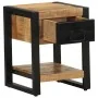 Mesitas de noche 2 piezas madera maciza rugosa mango de , Mesitas de noche - Ref: Foro24-4013568, Precio: 194,85 €, Descuento: %