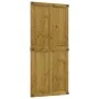 Puerta de granero CORONA madera maciza pino 90x210 cm by , Doors - Ref: Foro24-4103417, Price: 178,20 €, Discount: %