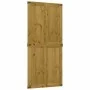Puerta de granero CORONA madera maciza pino 90x210 cm by , Doors - Ref: Foro24-4103417, Price: 178,20 €, Discount: %