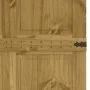 Puerta de granero CORONA madera maciza pino 90x210 cm by , Doors - Ref: Foro24-4103417, Price: 178,20 €, Discount: %