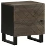 Mesitas de noche 2 uds madera maciza de mango negro 40x33x46 cm de , Mesitas de noche - Ref: Foro24-4017681, Precio: 106,55 €...