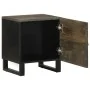 Mesitas de noche 2 uds madera maciza de mango negro 40x33x46 cm de , Mesitas de noche - Ref: Foro24-4017681, Precio: 106,55 €...