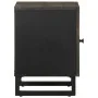 Mesitas de noche 2 uds madera maciza de mango negro 40x33x46 cm de , Mesitas de noche - Ref: Foro24-4017681, Precio: 106,55 €...