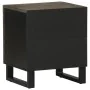 Mesitas de noche 2 uds madera maciza de mango negro 40x33x46 cm de , Mesitas de noche - Ref: Foro24-4017681, Precio: 106,55 €...