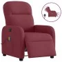 Sillón de masaje reclinable eléctrico tela rojo tinto de , Sillones - Ref: Foro24-3302965, Precio: 248,85 €, Descuento: %
