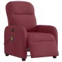 Sillón de masaje reclinable eléctrico tela rojo tinto de , Sillones - Ref: Foro24-3302965, Precio: 248,85 €, Descuento: %