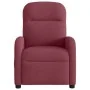 Sillón de masaje reclinable eléctrico tela rojo tinto de , Sillones - Ref: Foro24-3302965, Precio: 248,85 €, Descuento: %