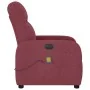 Sillón de masaje reclinable eléctrico tela rojo tinto de , Sillones - Ref: Foro24-3302965, Precio: 248,85 €, Descuento: %