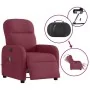 Sillón de masaje reclinable eléctrico tela rojo tinto de , Sillones - Ref: Foro24-3302965, Precio: 248,85 €, Descuento: %