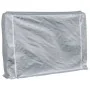 Leñero con protector de lluvia 200x25x150 cm acero galvanizado von , Brennholztaschen und -halter - Ref: Foro24-4100710, Prei...