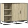 Aparador de madera de ingeniería roble Sonoma 92x35x76 cm de , Aparadores - Ref: Foro24-849020, Precio: 113,87 €, Descuento: %