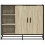 Aparador de madera de ingeniería roble Sonoma 92x35x76 cm de , Aparadores - Ref: Foro24-849020, Precio: 113,87 €, Descuento: %