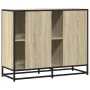 Aparador de madera de ingeniería roble Sonoma 92x35x76 cm de , Aparadores - Ref: Foro24-849020, Precio: 113,87 €, Descuento: %
