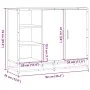 Aparador de madera de ingeniería roble Sonoma 92x35x76 cm de , Aparadores - Ref: Foro24-849020, Precio: 113,87 €, Descuento: %