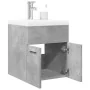 Set muebles de baño 2 piezas madera contrachapada gris hormigón by , Bathroom furniture - Ref: Foro24-3324857, Price: 116,03 ...